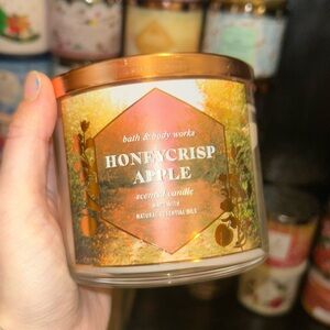 Bath and Body Works Honey Crisp Apple 3 Wick